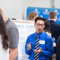 Students talking to each other